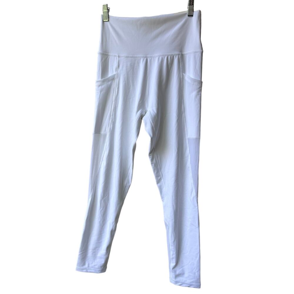 aerie offline white goals 7/8 hi-rise leggings women large